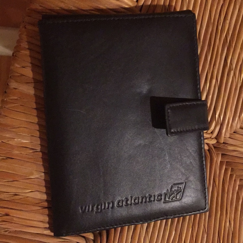 Travel paper billfold! Leather NWOT